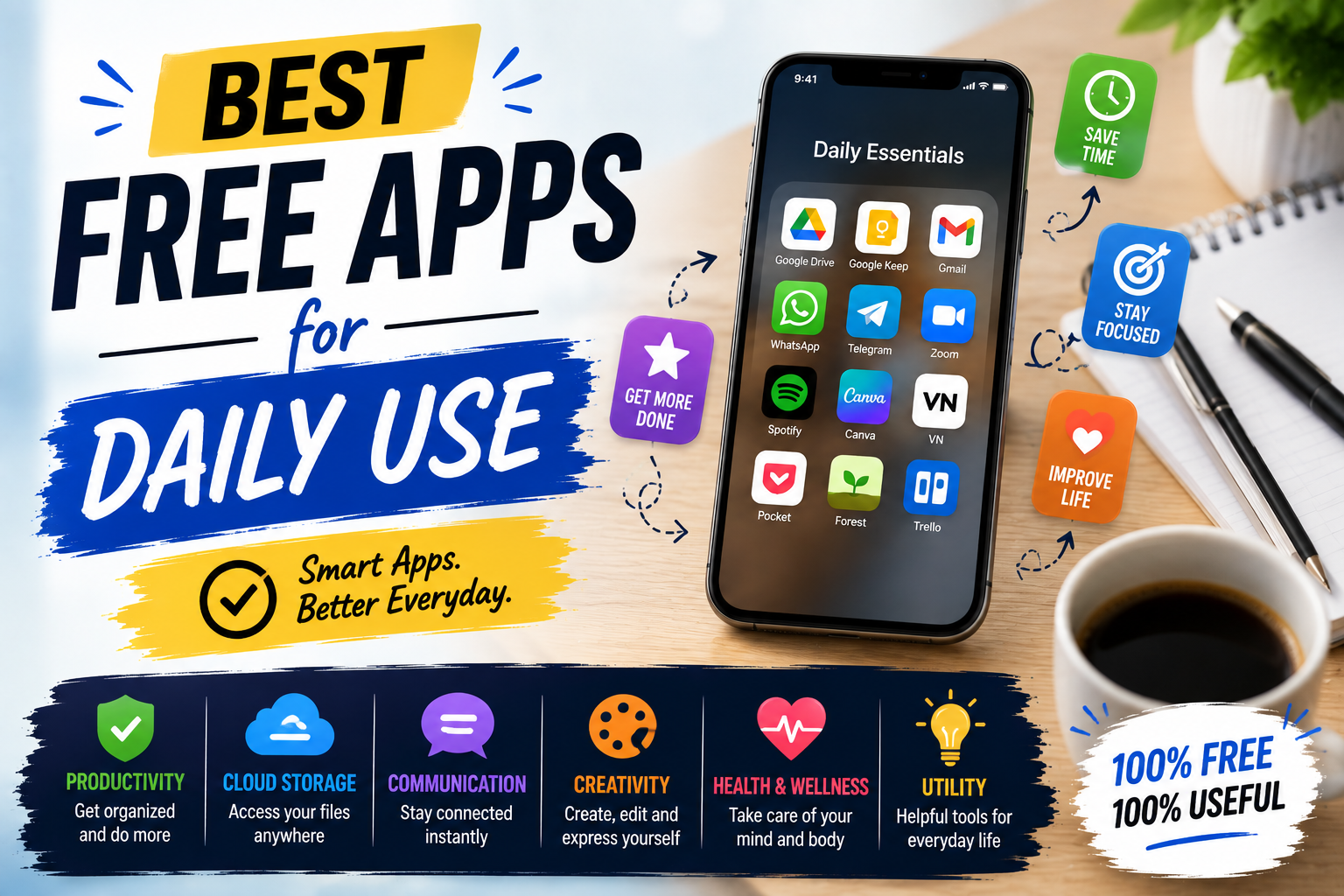 Best free apps for daily use