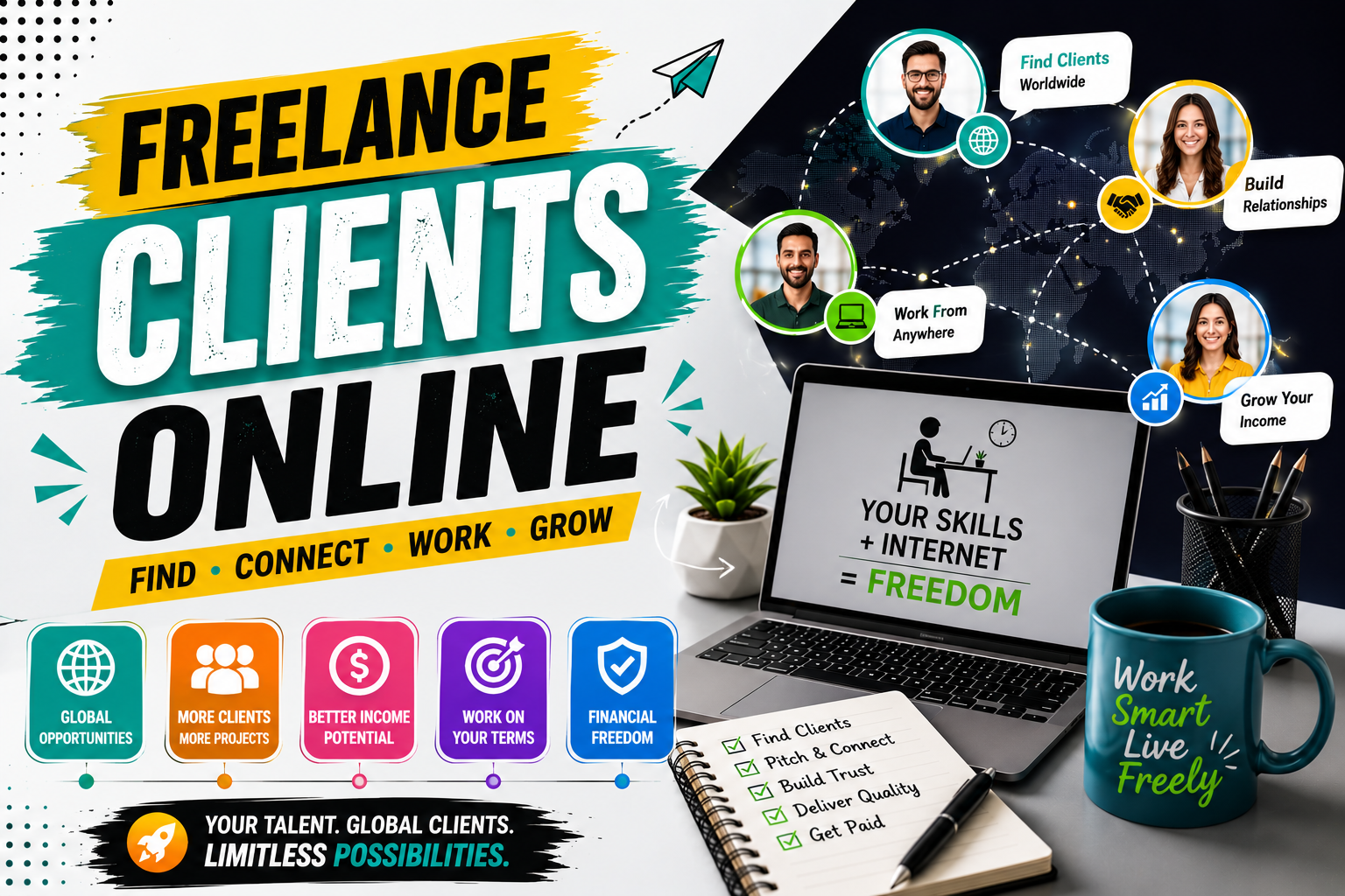 Freelance clients online