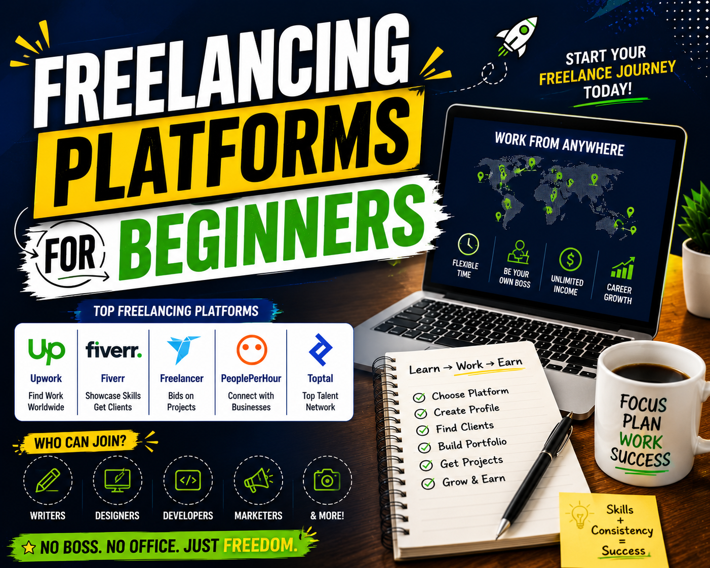 Freelancing platforms for beginners