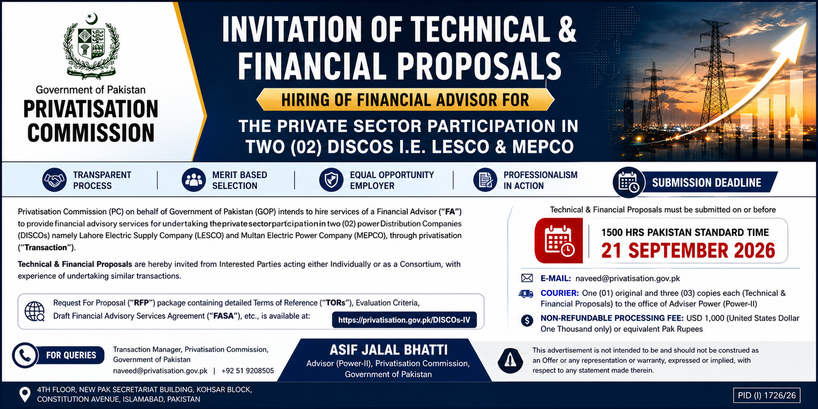 Privatisation Commission Jobs 2026