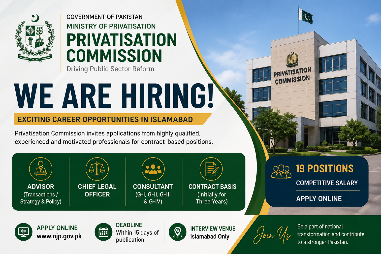Privatisation Commission Jobs