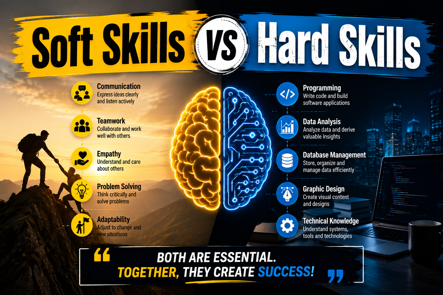 Soft Skills vs Hard Skills