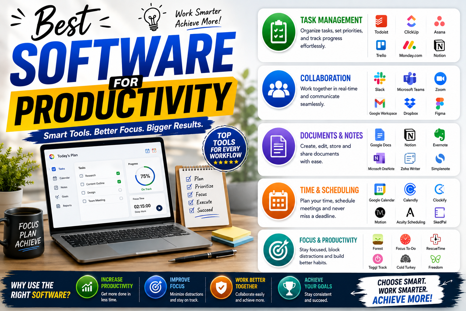 best software for productivity