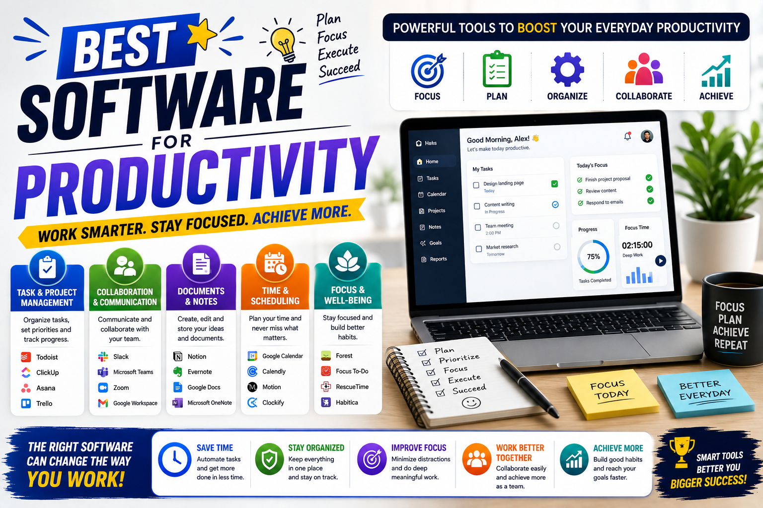 best software for productivity