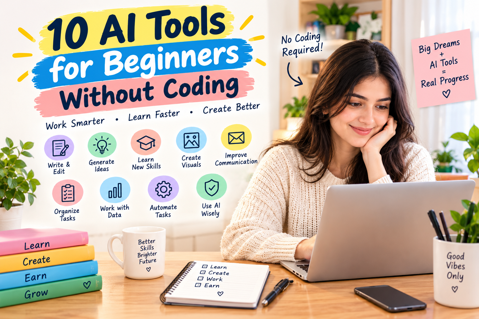 AI Tools for Beginners Without Coding