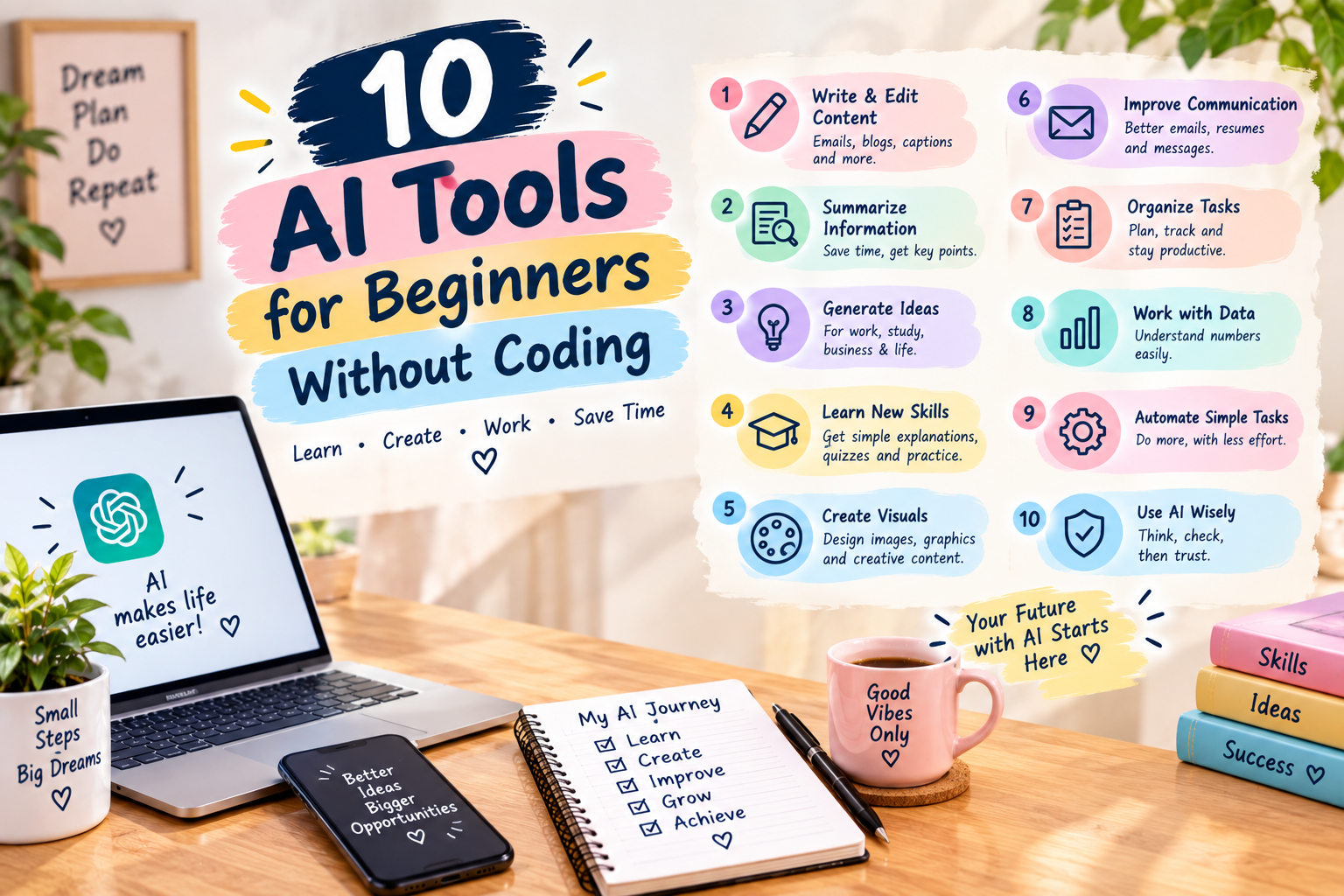 AI Tools for Beginners Without Coding