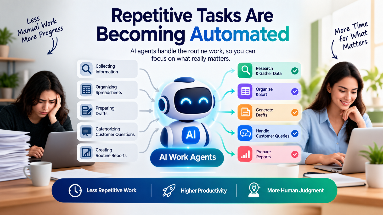 AI agents changing online work