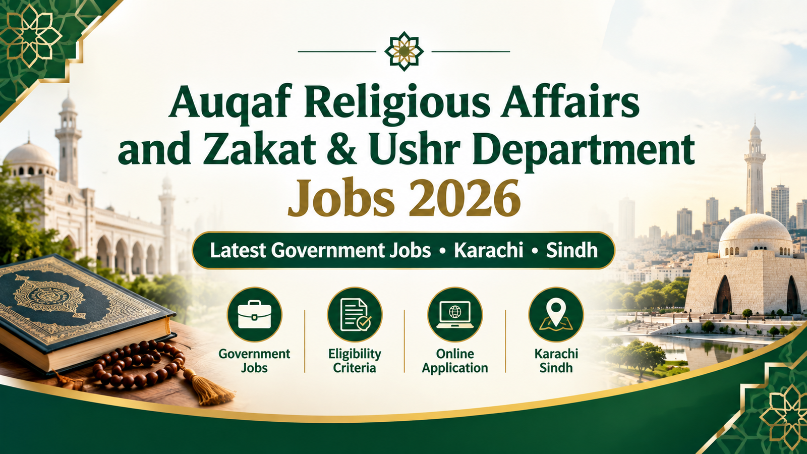 Auqaf Religious Affairs and Zakat & Ushr Department Jobs 2026