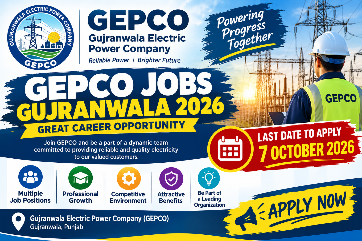 GEPCO Jobs Gujranwala