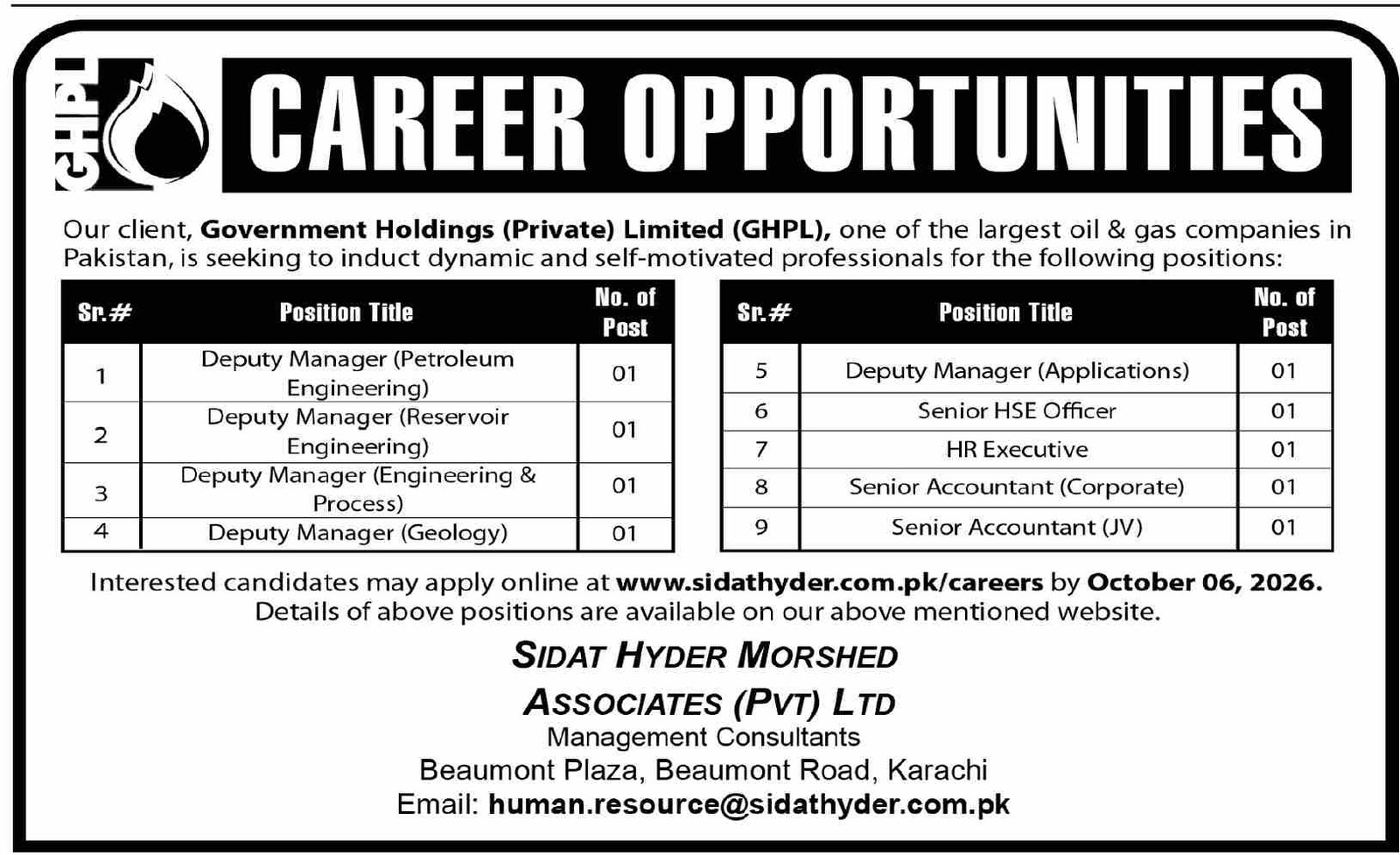 Government Holdings Private Limited GHPL Jobs