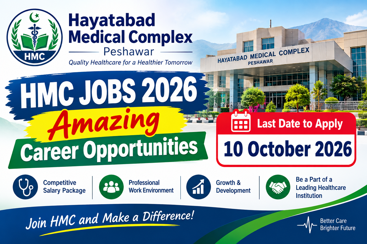 Hayatabad Medical Complex HMC Jobs 2026