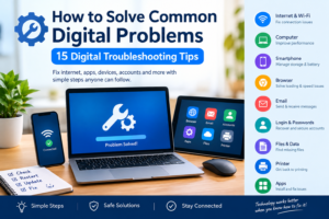 How to Solve Common Digital Problems: 15 Digital Troubleshooting Tips