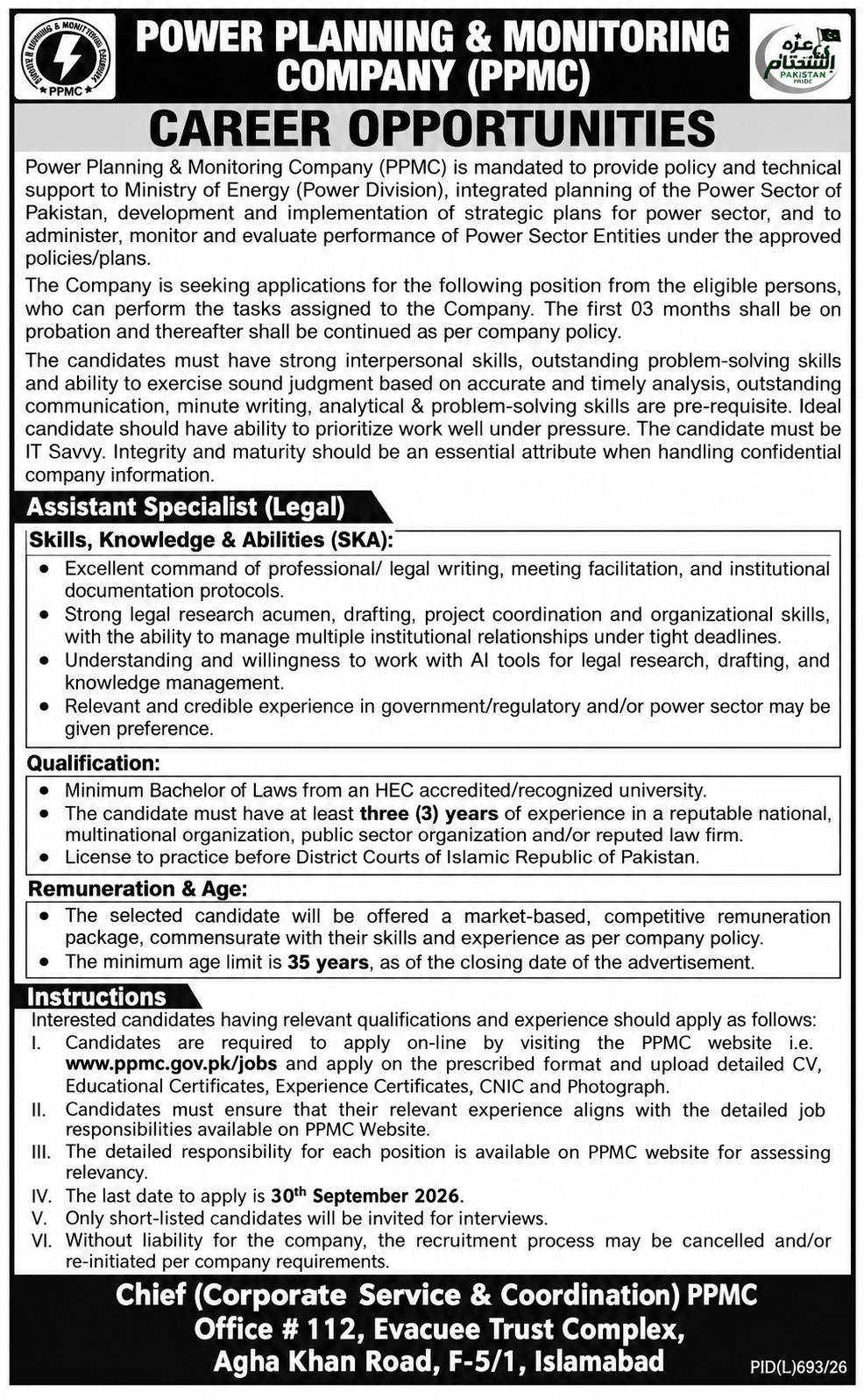 PPMC Jobs 2026