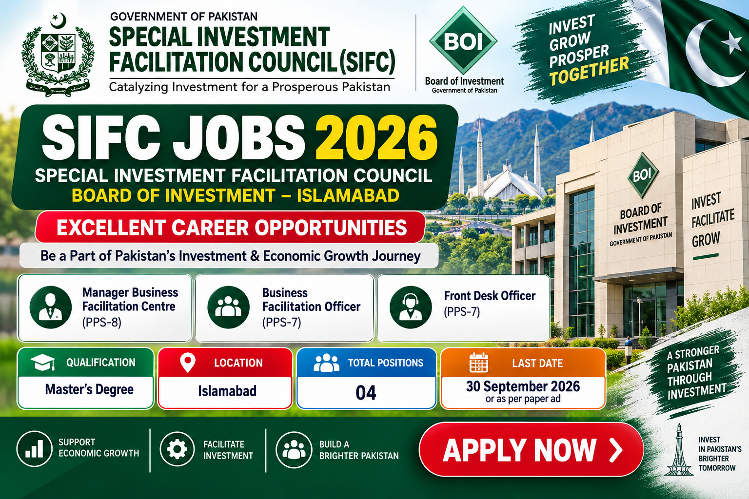 SIFC Jobs 2026