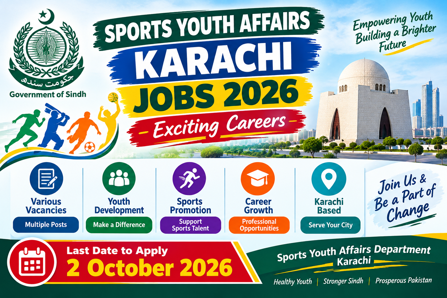 Sports Youth Affairs Karachi Jobs 2026