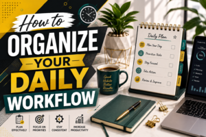 How to Organize Your Daily Workflow: 7 Effective Tips