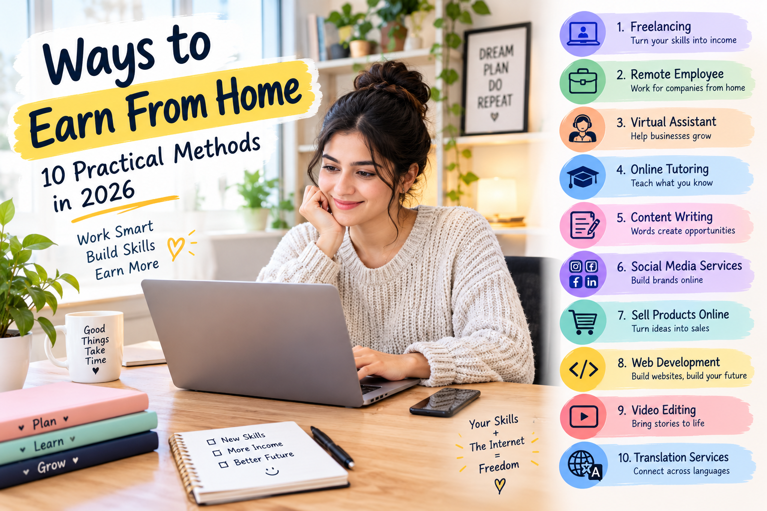 ways to earn from home