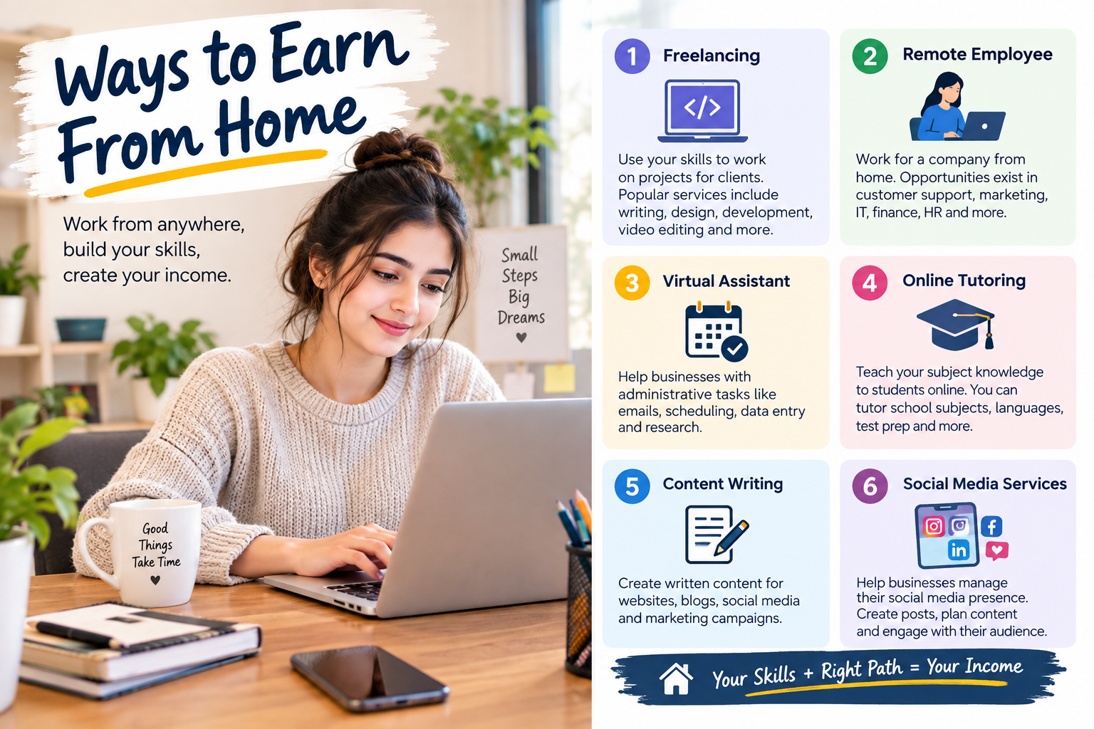 ways to earn from home
