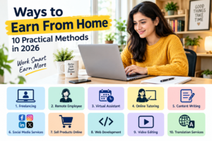Ways to Earn From Home: 10 Practical Methods in 2026