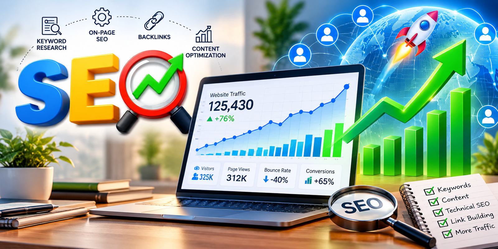 SEO strategies for website traffic